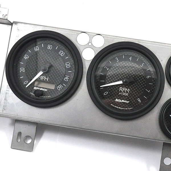 1987 Buick Skylark/GS/Regal/GN BUICK GNX CARBON FIBER BACKGROUND DASH GAUGE SETUP WITHOUT HARNESS - EACH (THIS IS AN AFTERMARKET GAUGE SETUP WITH CARBON FIBER GAUGE BACKING. ALL GAUGES, LIGHTS, AND CORRESPONDING VACUUM PIECES INCLUDED. HARNESS NOT INCLUDED. YOU WILL REUSE YOUR DASH AND TRIM BEZEL PIECES) | IN1001S