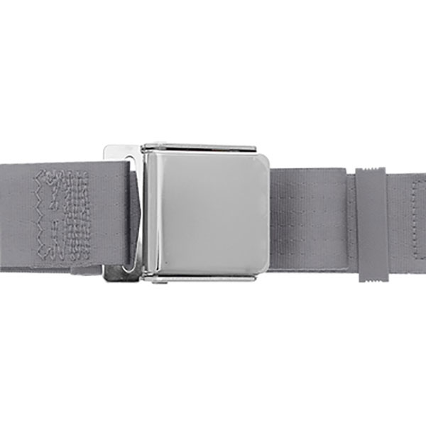 1963 Cadillac Cars CHROME FLIP STYLE LAP BELT, GRAY (6005) 74