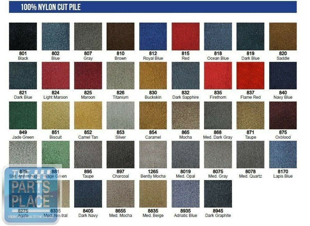 1971 Chevrolet Nova/Chevy II CARPETED FLOORMAT EMBROIDERED WITH (SS) - 4 PIECE SET | IN2782C