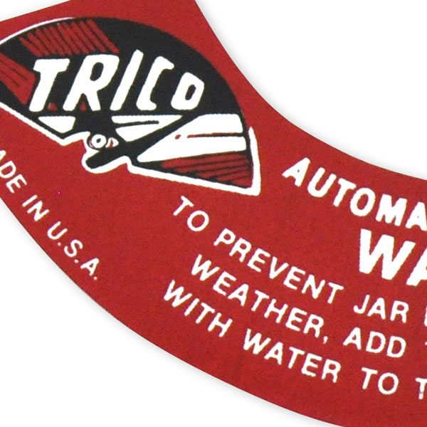 1972 Pontiac GTO/LeMans/Tempest (40-49) TRICO WINDSHIELD WASHER LID DECAL # 6493-1 (DT0005) | DC0005Z