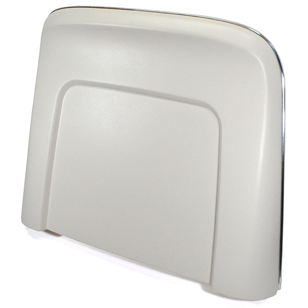 1966 Buick Skylark/GS/Regal/GN PLASTIC SEAT BACKS (WHITE) - PR - (WE HAVE REPRODUCED THE SEAT BACKS IN INJECTION MOLDED PLASTIC  WITH CORRECT GRAIN AND MOLDED CHROME EDGING. COMES WHITE AND WHITE PAINT TO MATCH) | IN5433Z