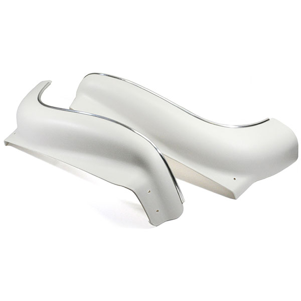 1968 Chevrolet El Camino SEAT BACK & APRON KIT (WHITE) 68 ALL AND 69-72 WITH RECLINING PASSENGER SEAT - 6 PIECES | IN2236Z