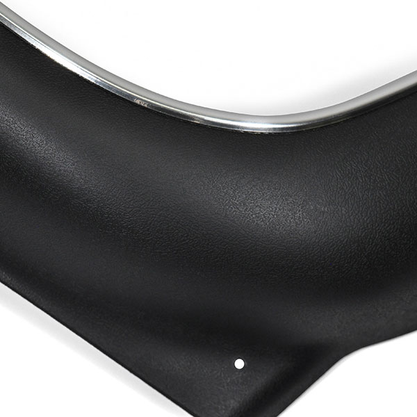 1972 Chevrolet El Camino BUCKET SEAT PLASTIC SEAT APRONS (INJECTION MOLDED) - BLACK - PR | IN4261Z