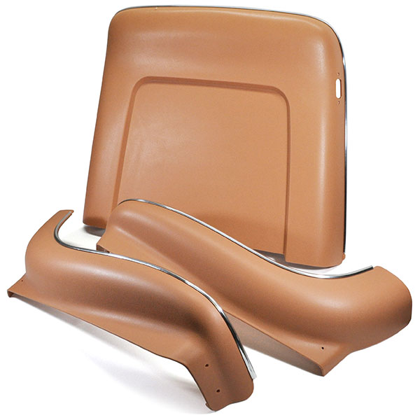 1969 Chevrolet El Camino SEAT BACK & APRON KIT (TAN) 70-72 WITH RECLINING PASSENGER SEAT - 6 PIECES | IN2242Z