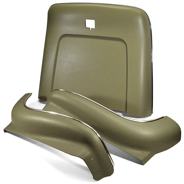1971 Oldsmobile Cutlass/442/F85 SEAT BACK & APRON KIT (IVY GOLD) - 6 PIECES | IN2248Z