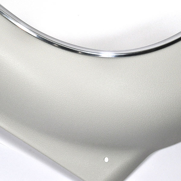1966 Chevrolet El Camino BUCKET SEAT PLASTIC SEAT APRONS (INJECTION MOLDED) - OFF WHITE - PR | IN4270Z