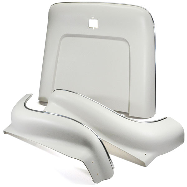 1972 Chevrolet Nova/Chevy II SEAT BACK & APRON KIT (OFF WHITE) - 6 PIECES | IN2249Z