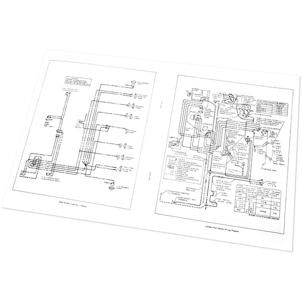 1969 Chevrolet Camaro CAMARO WIRING DIAGRAM MANUAL (MP0034) | Chevrolet