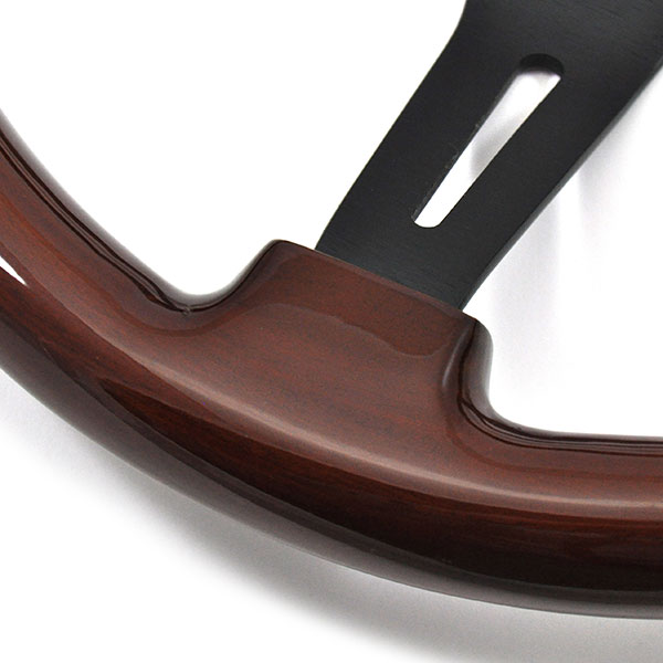 1960 Chevrolet El Camino AFTERMARKET STEERING WHEEL (CHERRY WOOD WHEEL WITH BLACK ANODIZED SPOKES, 14'' OUTSIDE DIAMETER) | ST3027Z
