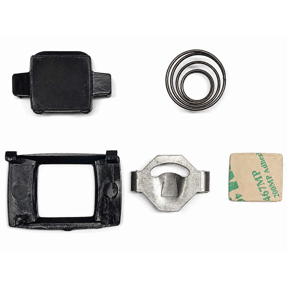 1972 Buick Skylark/GS/Regal/GN 2ND DESIGN GM EXPLODING SEAT BELT BUCKLE REPAIR KIT (PINS MEASURE 1.55 INCHES & 1.35 INCHES CENTER TO CENTER) | IN5001Z