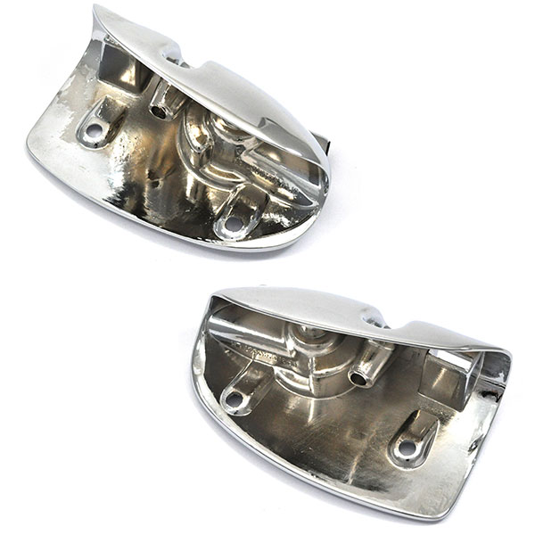 1966 Chevrolet Chevelle/Malibu CONVERTIBLE CHROME SUNVISOR SUPPORT BRACKET & RECEPTICLE - PAIR | CV1845A