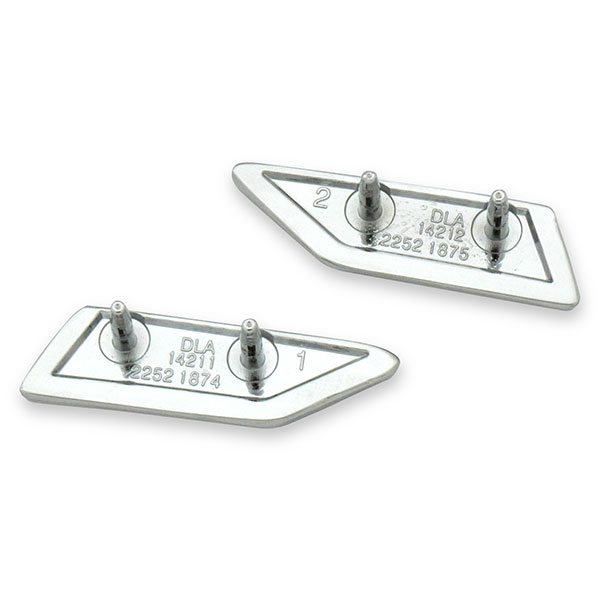 1979 Oldsmobile Cutlass/442/F85 UPPER REAR TOP OF FENDER EXTENSION MOLDING â€“ PAIR GM # 22512186 LH & 22512187 RH | XP8188T