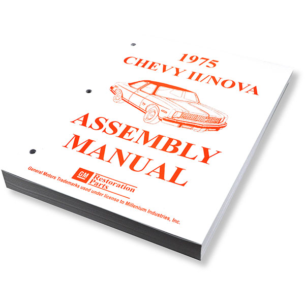 1975 Chevrolet Nova/Chevy II ASSEMBLY MANUAL | BK7575N