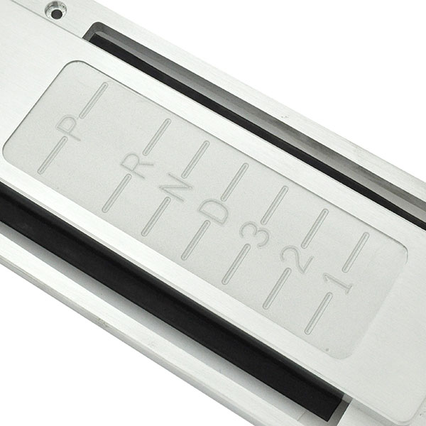 1972 Chevrolet Monte Carlo BILLET ALUMINUM CONSOLE TOP PLATE COVER (AUTOMATIC 4-SPEED) BRUSHED - CLEAR | CP10961Z