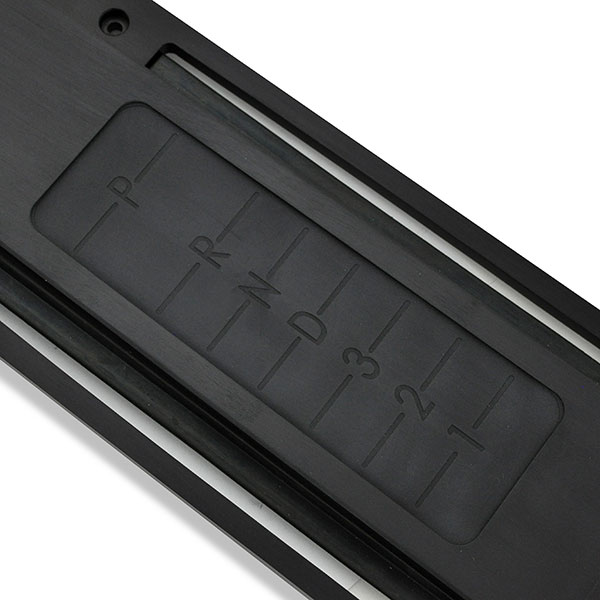 1972 Chevrolet Monte Carlo BILLET ALUMINUM CONSOLE TOP PLATE COVER (AUTOMATIC 4-SPEED) BLACK ANODIZED | CP10962Z
