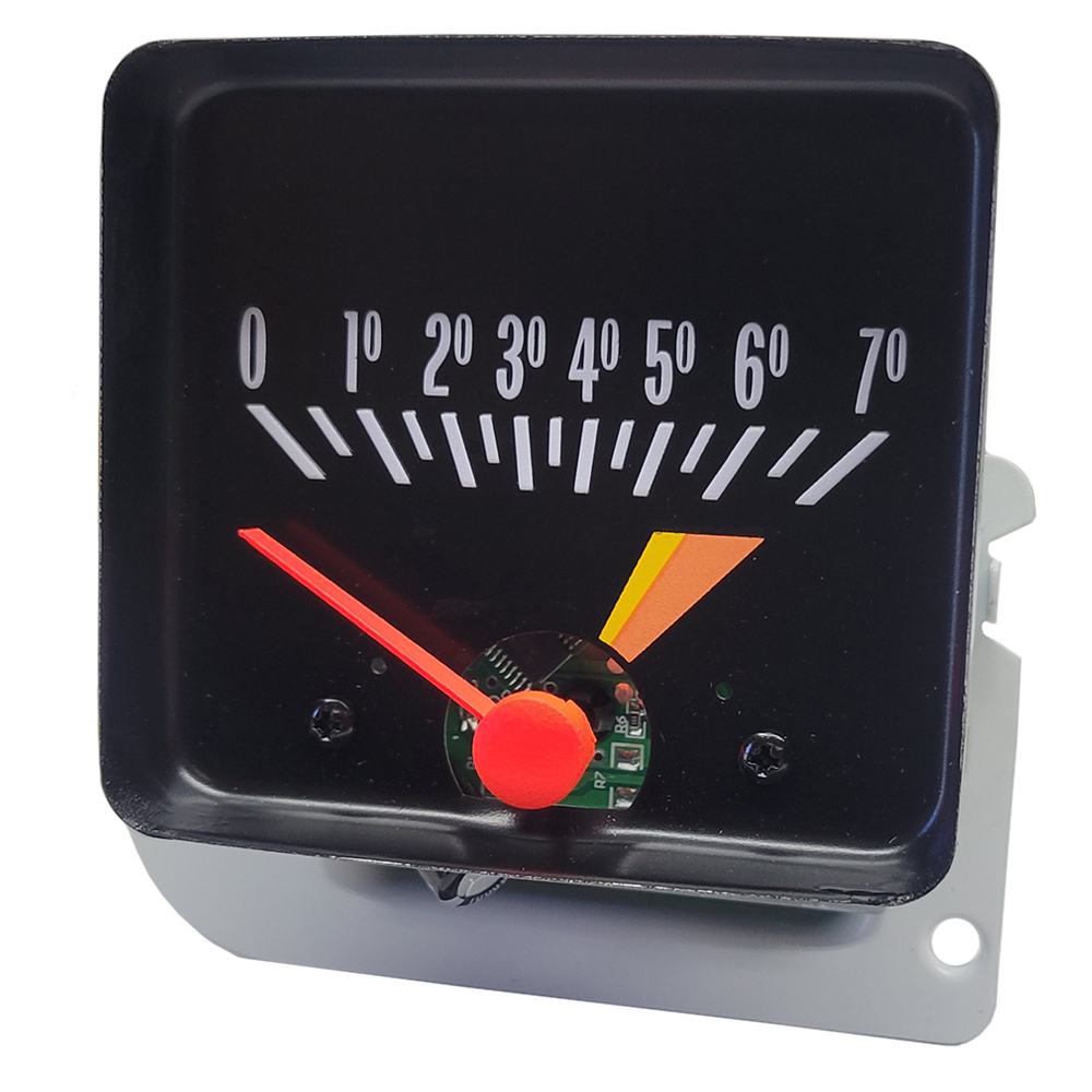 1972 Chevrolet Nova/Chevy II TACHOMETER WITH WHITE NUMBERS & DASHES REDLINE 6000-7000 | IN5796N