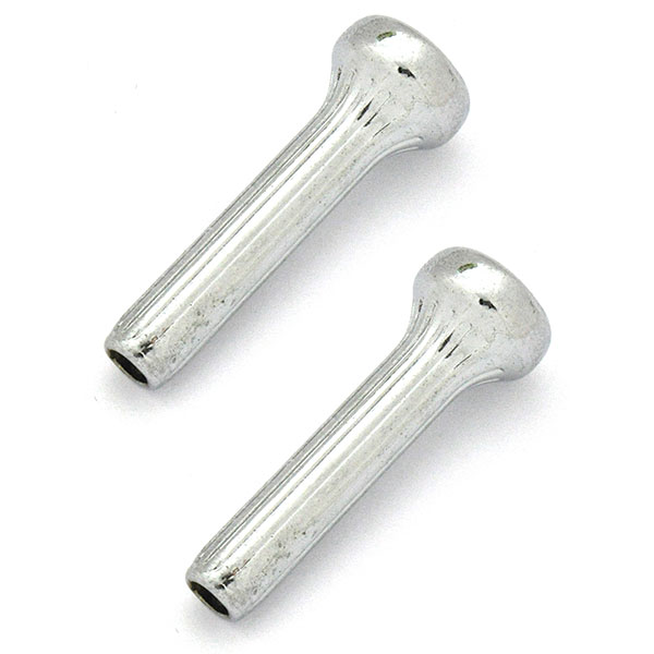 1968 Chevrolet El Camino DOOR LOCK KNOB DIE-CAST CHROME PLATED OEM FACTORY (GM # 8740200) PAIR | 8740200