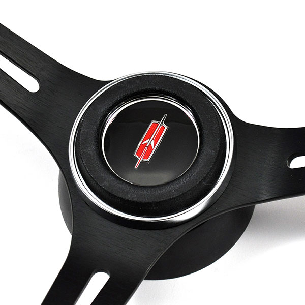 1968 Oldsmobile Full Size AFTERMARKET STEERING WHEEL KIT (DARK BLACK WOOD WHEEL WITH BLACK ANODIZED SPOKES, 14 | ST9431T