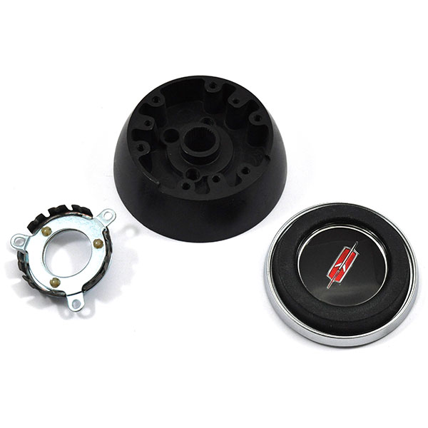 1983 Oldsmobile Full Size AFTERMARKET STEERING WHEEL KIT (WOOD WHEEL WITH BRUSHED SILVER SPOKES, 14 | ST0034T