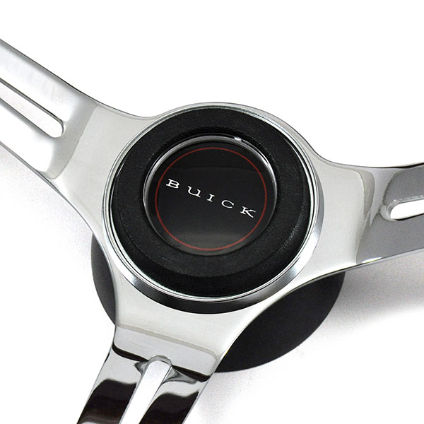 1967 Buick Skylark/GS/Regal/GN AFTERMARKET STEERING WHEEL (WOOD WHEEL WITH CHROME SPOKES, 14'' OUTSIDE DIAMETER) | ST9285S