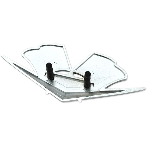 1963 Chevrolet Corvette FRONT FENDER EMBLEM 327/409 X-FLAGS - PAIR | EM2431Z