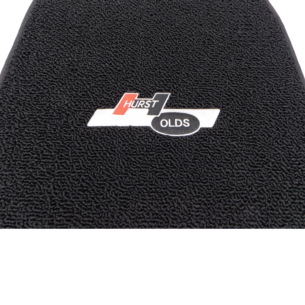 1968 Oldsmobile Cutlass/442/F85 CARPETED FLOOR MATS EMBROIDERED (H/O) 4 PIECE SET | IN3292T