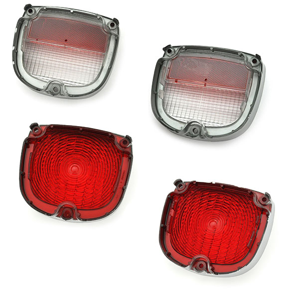 1976 Chevrolet El Camino TAIL LAMP LENS WITH BACKUP - SET OF 4 | XL4072C