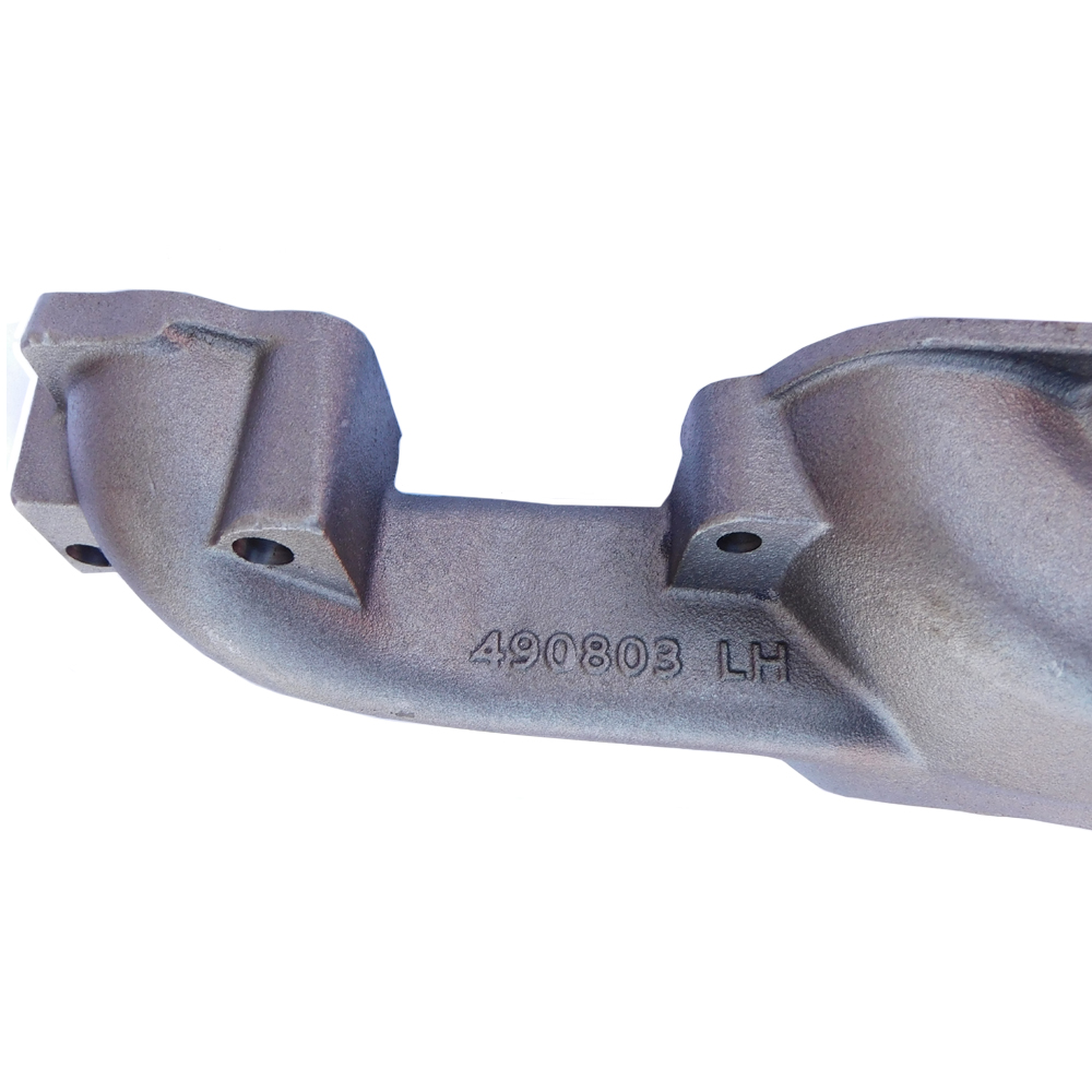 1970 Pontiac GTO/LeMans/Tempest ROUND PORT RAM AIR MANIFOLDS H/O, RAM AIR IV OR FOR AFTERMARKET EDELBROCK ALUMINUM HEADS. THESE CAN WORK ON 64-67 BUT MAY HIT THE CONTROL ARMS (9794035 LH 2 BOLT FLANGE & 9797075 RH 3 BOLT FLANGE) - PR | EX2494Z