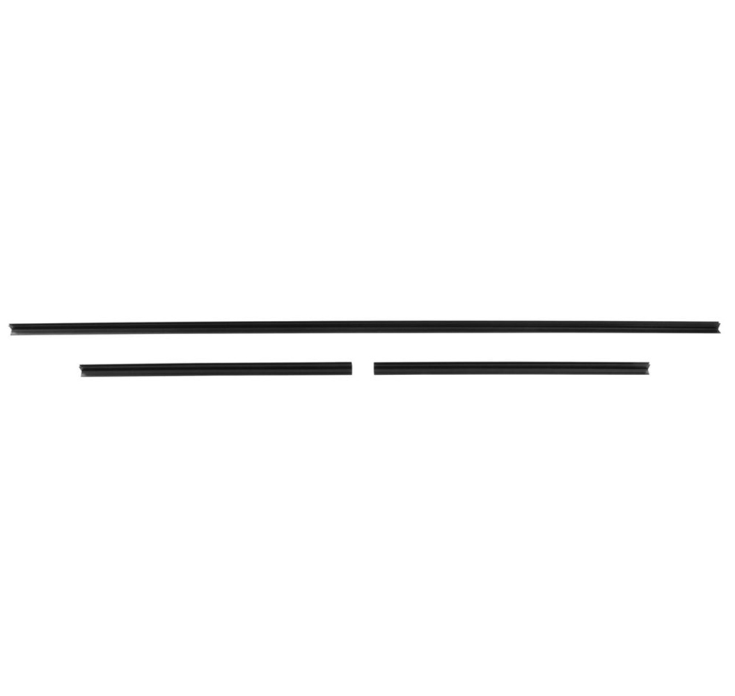 1964 Oldsmobile Cutlass/442/F85 UPPER & SIDE INNER REAR WINDOW TRIM WITHOUT CORNERS (COUPE) - 3 PIECE SET (7211) | IN6120T