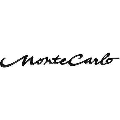 2004 Chevrolet Monte Carlo QUARTER PANEL EMBLEM; MONTE CARLO SCRIPT; BLACK; GM 10402605; EACH | 10402605