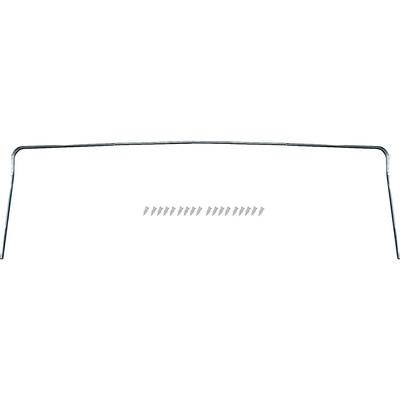 1970 Oldsmobile Cutlass/442/F85 DASH BEAD MOLDING WITH CLIPS - MOLDED JUST LIKE FACTORY WITH CHROME PLATING | IN3418T