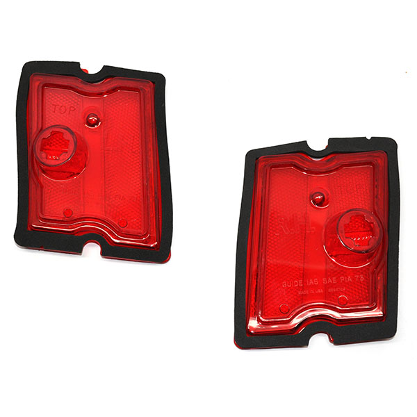 1975 Chevrolet El Camino RIGHT & LEFT HAND REAR SIDE MARKER LIGHT ASSEMBLY, GASKET INCLUDED - PAIR | XL4897E