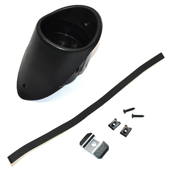 1968 Chevrolet El Camino AIR VENT BALL HOUSING DASH BEZEL ASSEMBLY AND VENT BALL RETAINER BLACK â€“ LH | IN9636V