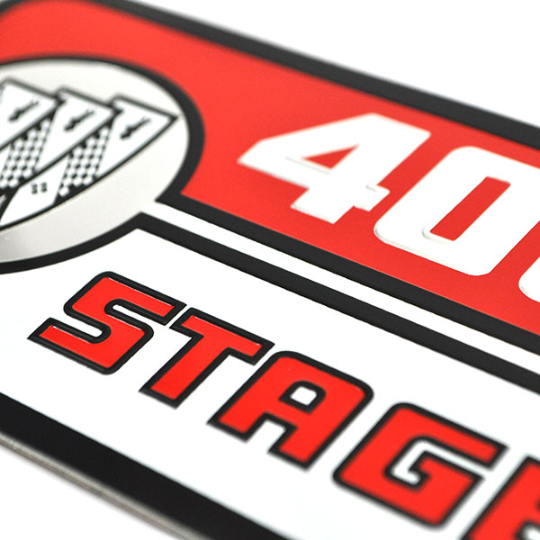 1969 Buick Skylark/GS/Regal/GN NEW STAMPED METAL 400-4 STAGE 1 VALVE COVER DECAL - EA | DC2708S