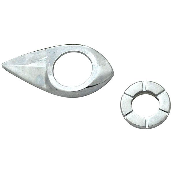 1969 Buick Skylark/GS/Regal/GN ANTENNA TEAR DROP BEZEL & NUT ORNAMENT CHROME GM 1383376 | 1383376