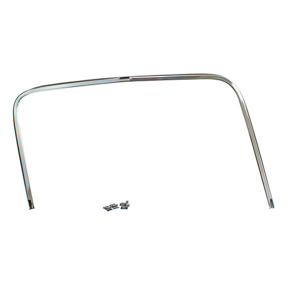 1957 GM Truck DOOR FRAME MOLDING INNER TRIM STEEL CHROME GM # 3712205 - LH | 3712205