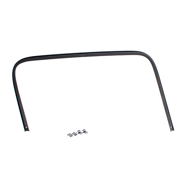 1956 GM Truck DOOR FRAME MOLDING INNER TRIM STEEL BLACK GM # 3712205 - LH | XP2205K