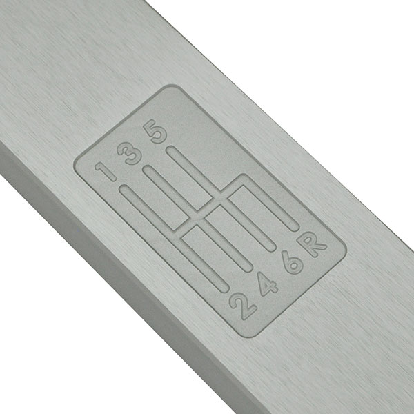 1969 Chevrolet Camaro BILLET ALUMINUM CONSOLE TOP PLATE COVER (6-SPEED MANUAL, REVERSE DOWN) BRUSHED | CP3370R