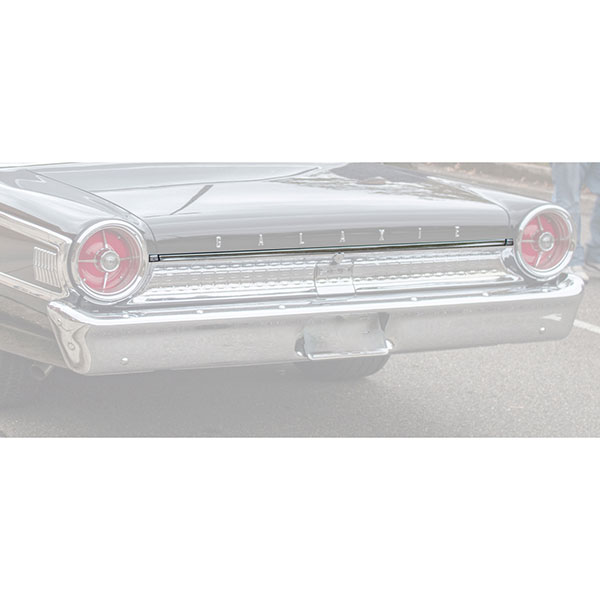 1963 Ford Misc TRUNK MOLDING SET WITH HARDWARE ANODIZED ALUMINUM (FORD GALAXIE) | XP8963B