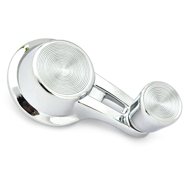 1964 Chevrolet Corvette VENT WINDOW HANDLE DOUBLE ARM (CHROME KNOB) - PAIR | IN3268Z
