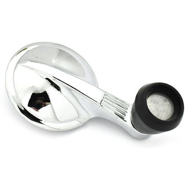 1958 Chevrolet Impala/Caprice/Bel Air VENT WINDOW HANDLE SINGLE ARM (BLACK KNOB WITH CHROME INSERT) 58 ALL, 59-60 IMPALA - PAIR | IN3270Z