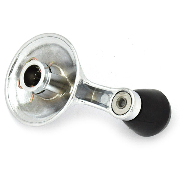 1958 Chevrolet Impala/Caprice/Bel Air VENT WINDOW HANDLE SINGLE ARM (BLACK KNOB WITH CHROME INSERT) 58 ALL, 59-60 IMPALA - PAIR | IN3270Z