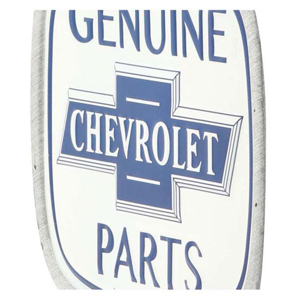 Chevy II Genuine Chevrolet Parts Wall Hook Tin Sign 8