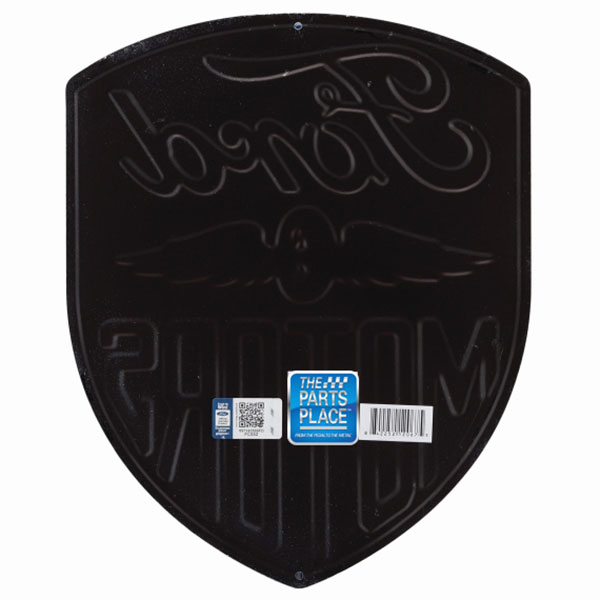 FORD MOTORS SHIELD EMBOSSED TIN SIGN 10