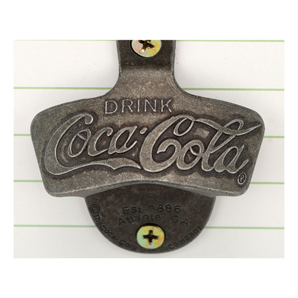 DRINK COCA-COLA TALL STRIPED BOTTLE OPENER 3.6â€ X 8â€ | 90170704-S