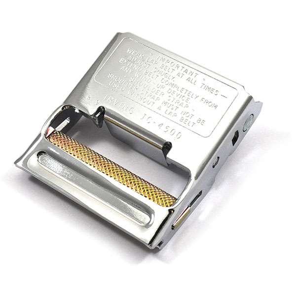 1968 Chevrolet El Camino STANDARD SEAT BELT CHROME BUCKLE HEAD WITH SLIDE ASSEMBLY IRVING IC-4500 | IN5671Z