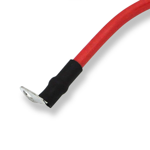 1967 Buick Skylark/GS/Regal/GN S BATTERY CABLE, POSITIVE, WITH INSULATOR BLOCK AND MOUNTING BRACKET, V8, 400/430/ C.I. (SPRING RING CABLE) | 10370