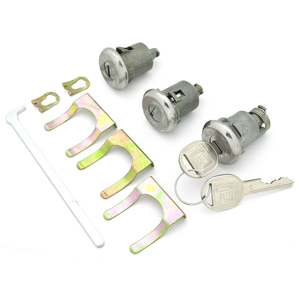 1980 Pontiac Grand Prix 69-UP DOOR & TRUNK LOCK KIT - LATER KEY 410 (GRAND PRIX) | KL3476Z