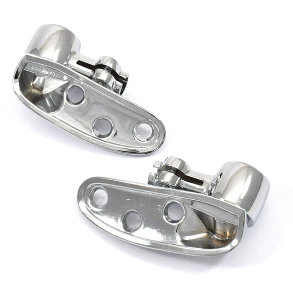 1958 Pontiac Full Size CONVERTIBLE CHROME SUNVISOR SUPPORT BRACKETS â€“ PR | IN5812Z