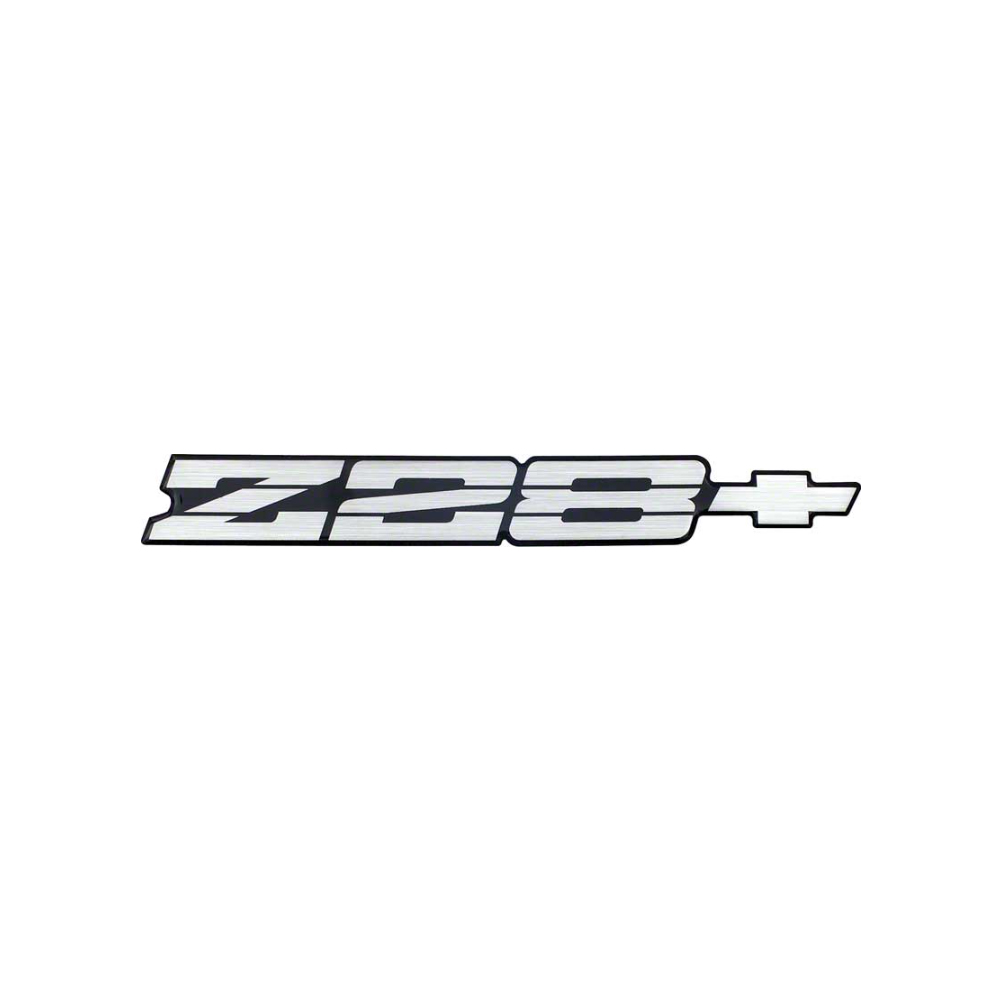 1992 Chevrolet Camaro REAR PANEL EMBLEM (Z28); SILVER/BLACK GM 10158545 | 10158545
